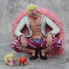 15 см Аниме Фигурки One Piece Ока Ситибукай Донкихот Дофламинго Фигурка Действия ПВХ Коллекция GK Статуя Дьявольского Плода Модель Игрушки