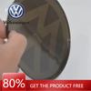Для VOLKSWAGEN VW 2 шт. Передний и Задний VW Golf 6/Golf 7/Golf 7.5/Golf 8 Не Влияет на ACC Модифицированный Черный Значок Плоское Зеркало Логотип Декор