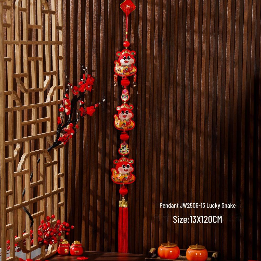 2025 Snake Year Blessing Pendants: New Year and Spring Festival Decorations for Wealth and Prosperity