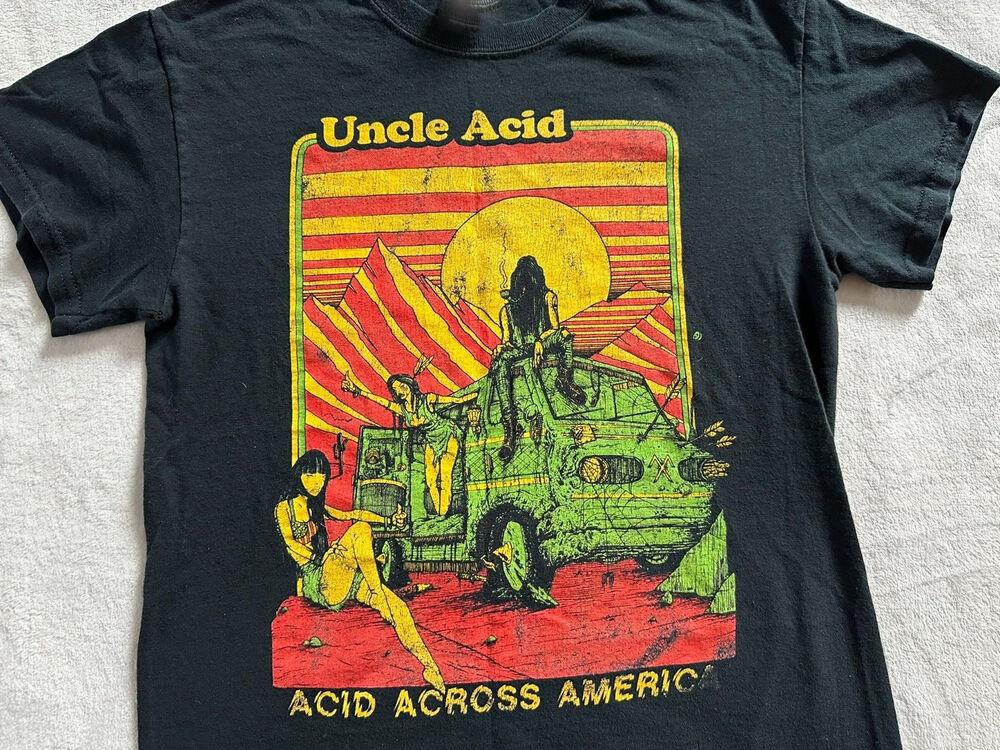 Uncle Acid and the Deadbeats Футболка с туром Acid Across America 2014 BO282 Унисекс