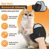 4Pcs Pet Hair Removal Glove Electrostatic Pet Hair Remover Glove Large Size Grooming for Sofa Cat Tree Car Seat
