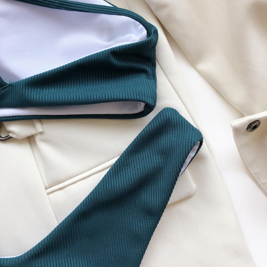 Women's Sexy Back Cross Bikini Two Piece Swimsuit