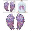 2Pack Colorful Sequins Patch DIY Angel Clothes Applique Sticker