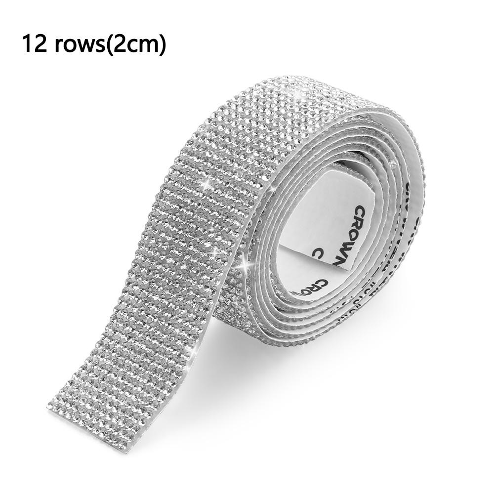 Decoration Sewing Accessories Diamond Ribbon Crystal Sticker Trim Tape Self-Adhesive Rhinestone