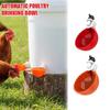 8 шт. Пластиковая автоматическая поилка для кур Подвесная Простота установки Поилка для уток Большей емкости Поилка для домашней птицы Курятник