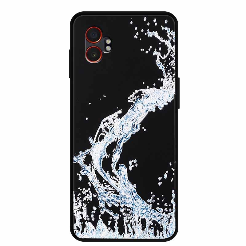 For Samsung XCover7 Pro 3D Case Soft TPUSilicone Bumper Protector Relief Flower Emboss Phone Cover Funda Galaxy XCover 7 Pro