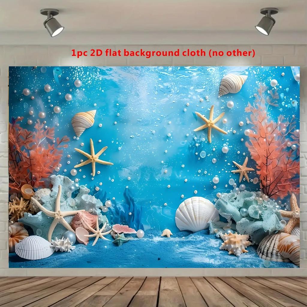 Красивый баннер с морской тематикой, подходящий для украшения вечеринки, празднования дня рождения, крещения и семейных встреч