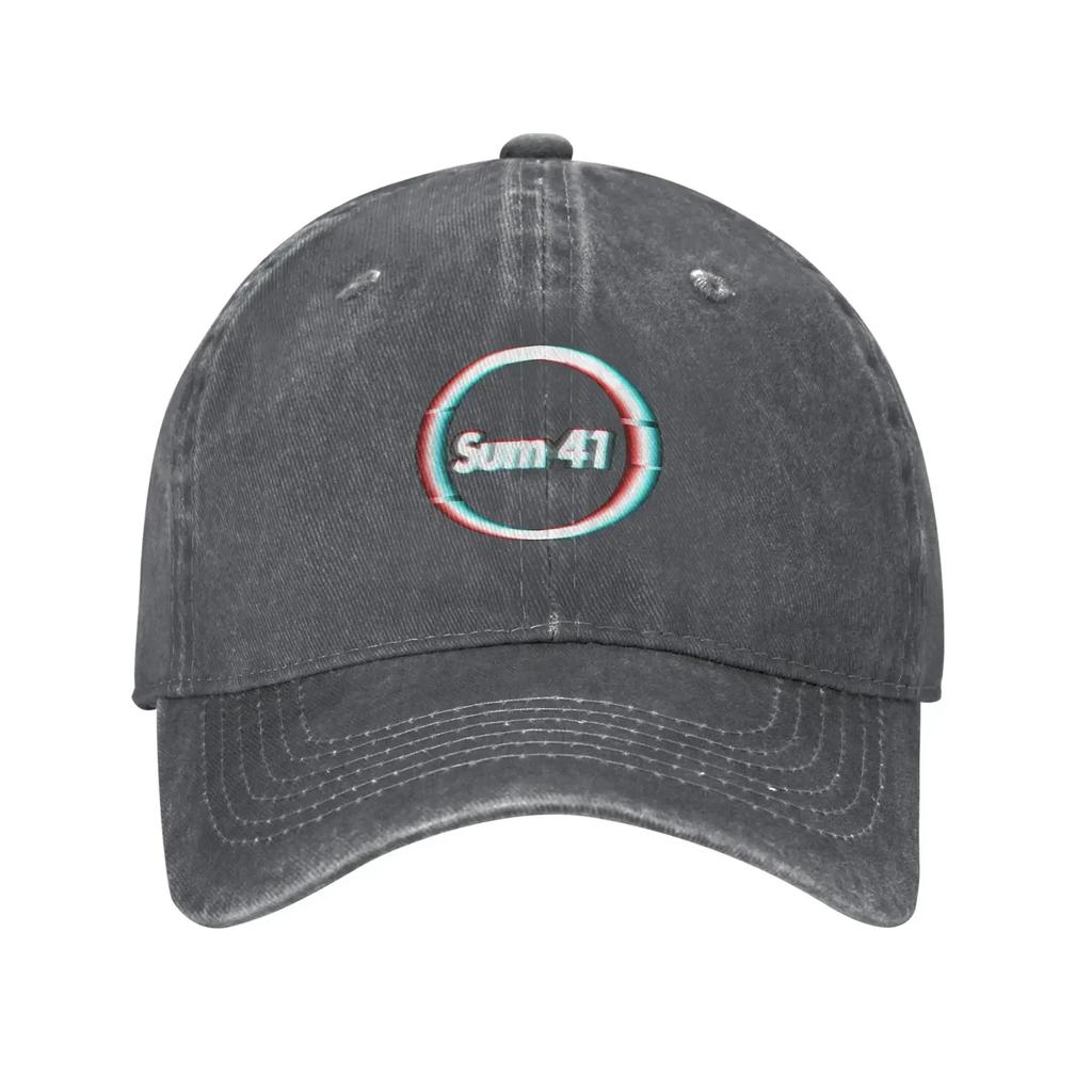 Summer Sum Band Baseball Cap Sun Dropshipping Design Washed Trucker Hat Men Adult Stylish Outdoor Gym Baseball Caps