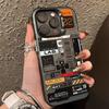 Fashion Label Pattern Print Phone Case For iPhone 17 16 11 15 14 13 12 Pro Max 16 Plus XS X XR 16E 17 Air Shockproof Back Cover