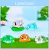Adorable Resin Miniature Luminous Figurines For Diy Micro Landscape Decoration