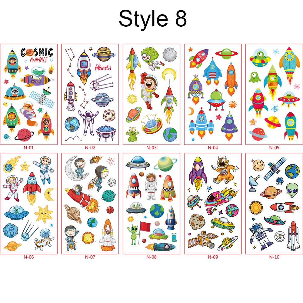 Наклейка на руку для девочек, боди-арт, динозавр, водонепроницаемые детские татуировки, наклейки, временные татуировки, поддельные татуировки