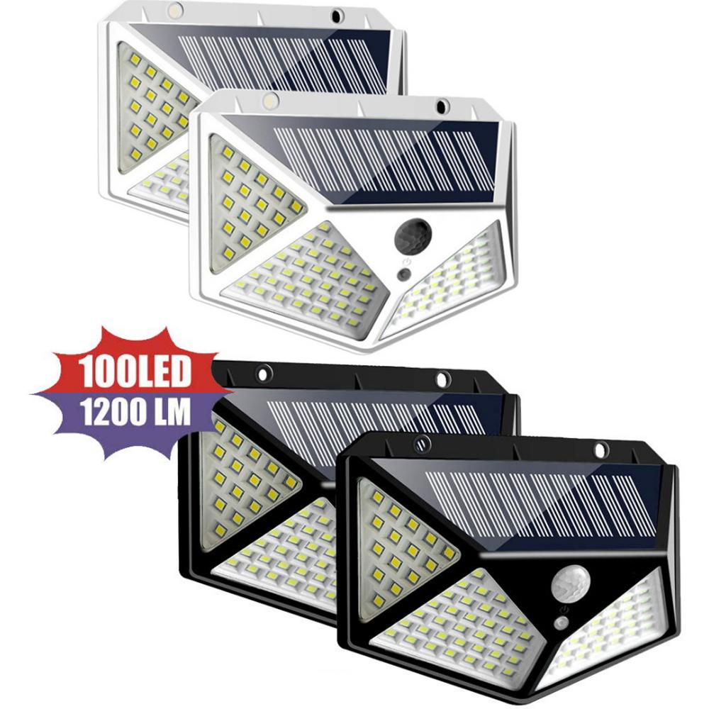 1/2/4/6/8/10 шт. многофункциональные светодиодные солнечные фонари с датчиком движения наружные водонепроницаемые декоративные настенные светильники с углом освещения 180 градусов