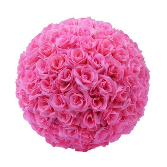 20cm Artificial Rose Silk Flower Ball Hanging Wedding Party Decor Centerpiece