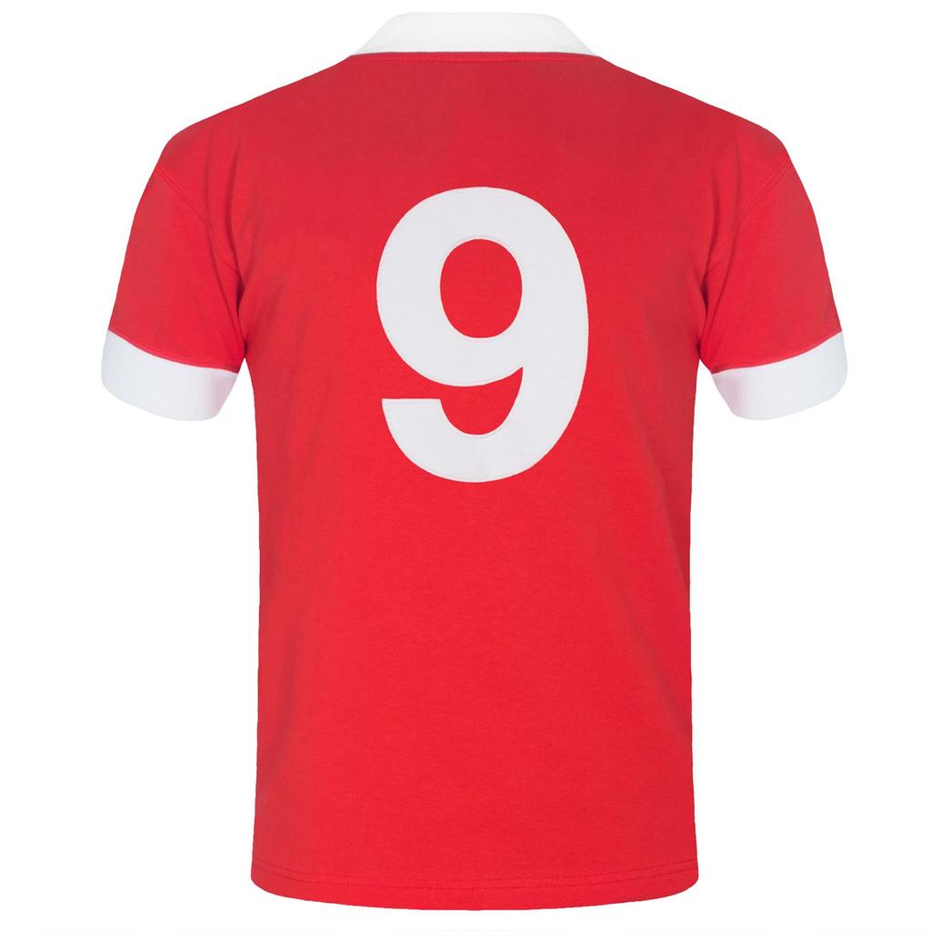 FA Wales Mens 1958 John Charles 9 Retro T-Shirt
