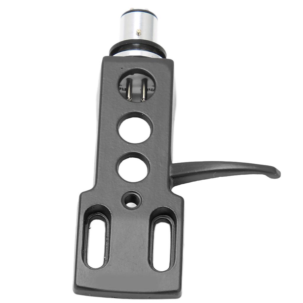 Держатель винилового стилуса Алюминиевый сплав Держатель картриджа фонографа для виниловых пластинок с 4 соединительными проводами