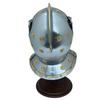 Helm's Gates Golden Knight Helmet- 18 Gauge Steel Gift for Coseplay & Halloween