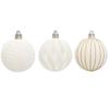 6pcs/Box DIY Crafts Painted Christmas Gifts Boxes Pendant Plastic Christmas Gift