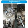 12 шт./13 шт. Набор инструментов для сжатия тормозных суппортов повышенной прочности Инструмент для втягивания поршня суппорта для большинства автомобильных дисковых тормозных суппортов