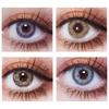 BlingBlingEyes Цветные Контактные Линзы Косметические Цветные Контактные Линзы Ежегодные Одноразовые Цветные Линзы для Макияжа Глаз Девочек Женщин