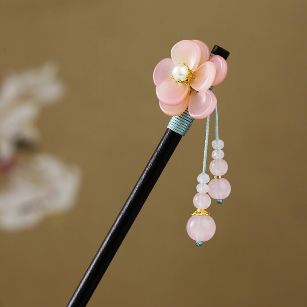 Handmade Wooden Hairpin Chinese Style Party Hair Bun Decorative Hair Chopsticks for Hanfu