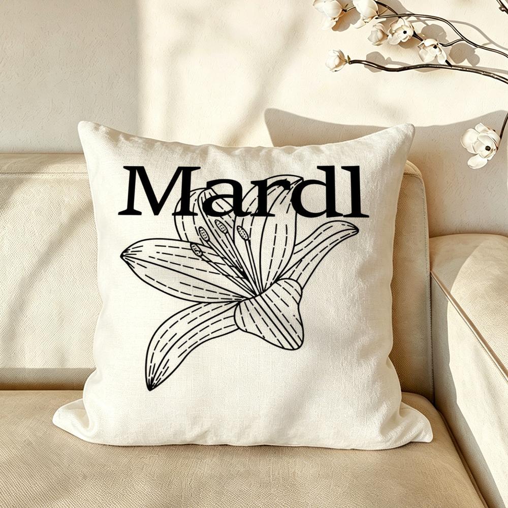 Brand MMardiMMercredi Cushion Cover Pillow Case Antidustmite Pillowcase Silky Short Plush Sofa Cushion Cover hot