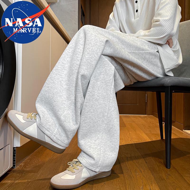 NASA MARVEL Men's Loose Straight-Leg Casual Pants