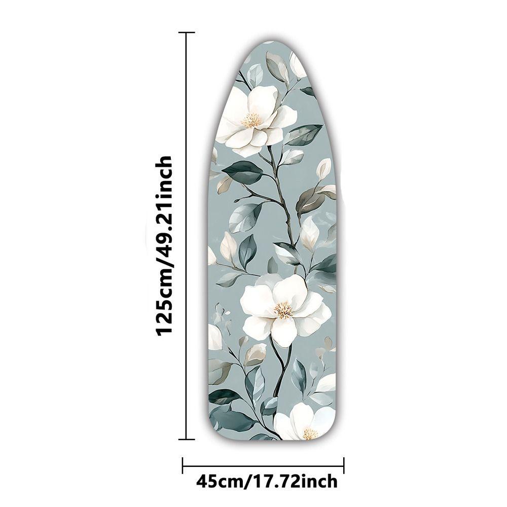 Thickened Ironing Board Cover Stain Resistant Heat-resistant Ironing Board Pad 45*125cm Printed Ironing Board Cloth