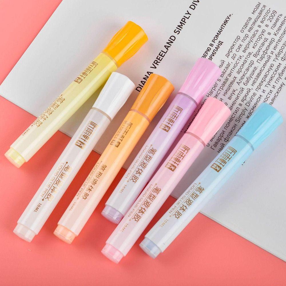 High Viscosity Liquid Glue Stick Pen Shape Double Sided Adhesive High Quality Dot Glue Pen Student