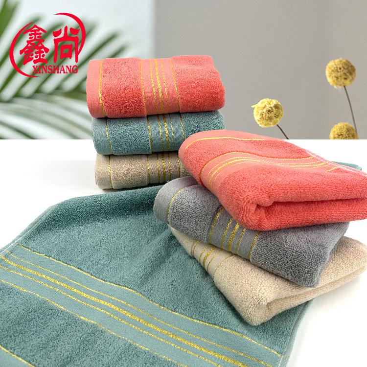 Полотенце работника чистого хлопка золотая проволока сломанная напильником полотенце для лица полотенце для компании Shangchao для дома и благополучия полотенце