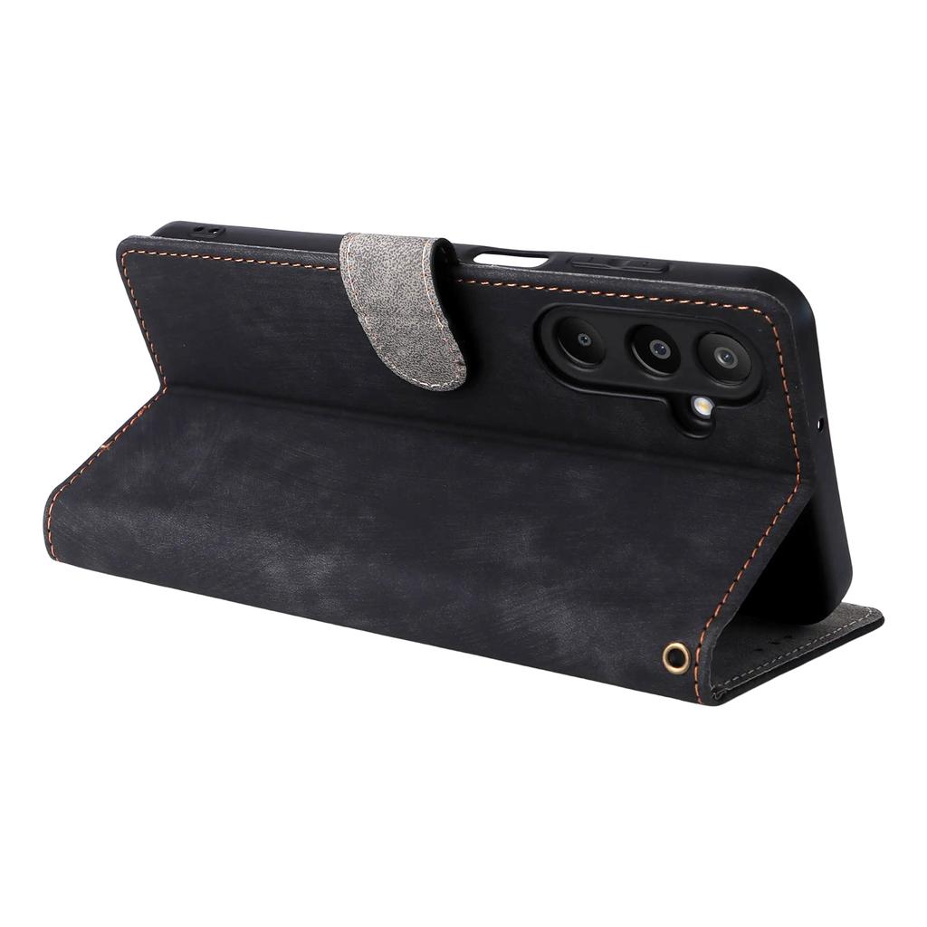 Чехол-кошелек для Samsung Galaxy M16 5G/F16 5G с RFID-блокировкой, обложка-подставка из ПУ кожи с ремешком