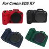 For Canon EOS R7 Silicone Armor Skin Case Protective Body Cover Protector Camera Bag Anti-skid Texture Design