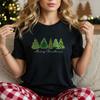 Christmas T-Shirt Novelty Funny Santa Reindeer Xmas Gift Top, Greenary