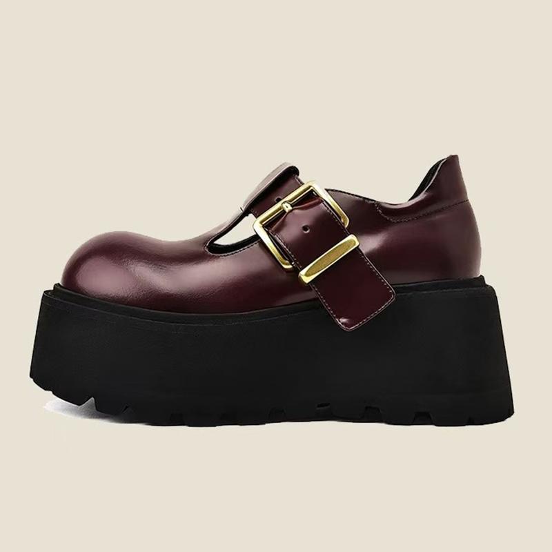 Женские мокасины на платформе, туфли на плоской подошве, модные кожаные туфли для женщин 2025 года, трендовый бренд, осень, элегантный дизайнер, Лолита, удобные женские боты