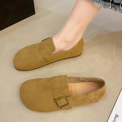 Модная обувь для женщин 2024 года, горячая распродажа, женские балетки Kick, осенние туфли на плоской подошве с круглым носком, повседневные балетки, удобные офисные туфли для женщин