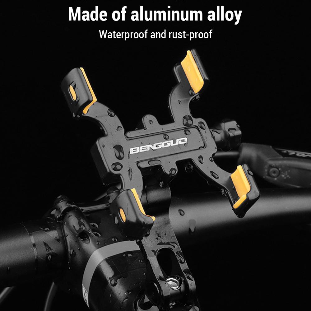Telescopic Phone Mount Cycling Phone Holder Aluminum Alloy Bike Phone Holder