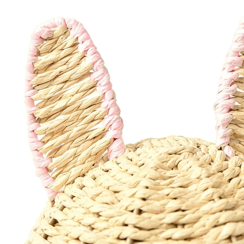 Корзина Пасхального Зайца Плетеная Корзина для Закусок Плетеная Корзина для Фруктов Для Владельцев Дома Планировщиков Вечеринок Обеденный Стол Передний Крыльцо