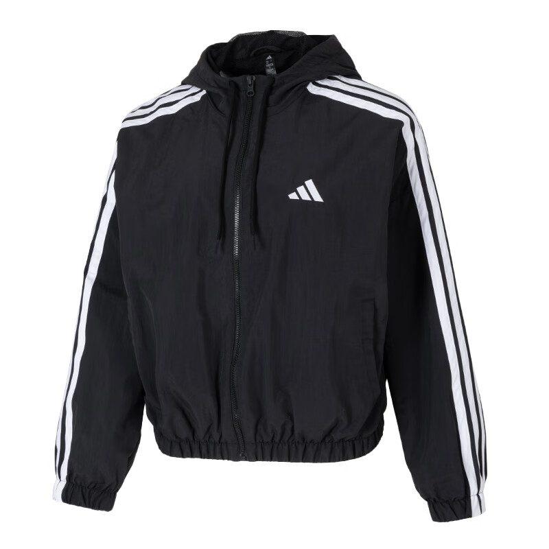 adidas Куртки и пальто с 3 полосками Женские Черный JZ2162