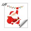 Christmas Switch Plate Covers Santa Claus on Swing Sticker Decorative PVC Wall Decal Stickers Removable Self-adhesive Light Cover for Bedrooms