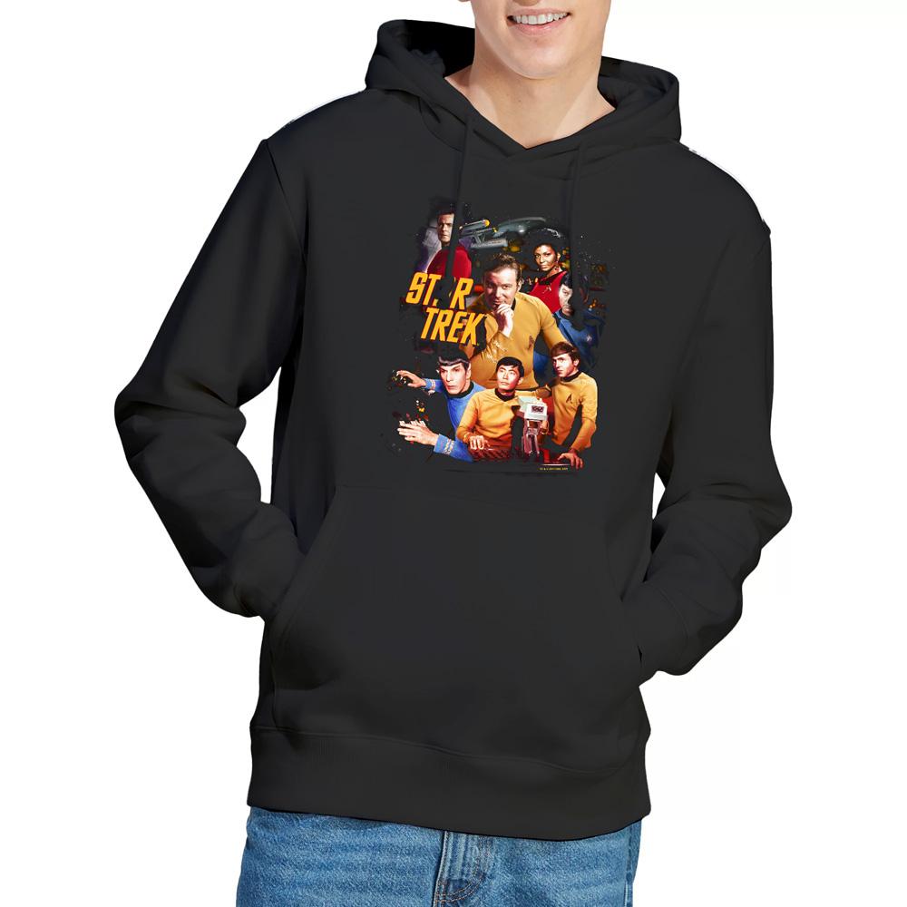 Star Trek Mens At the Controls Hoodie