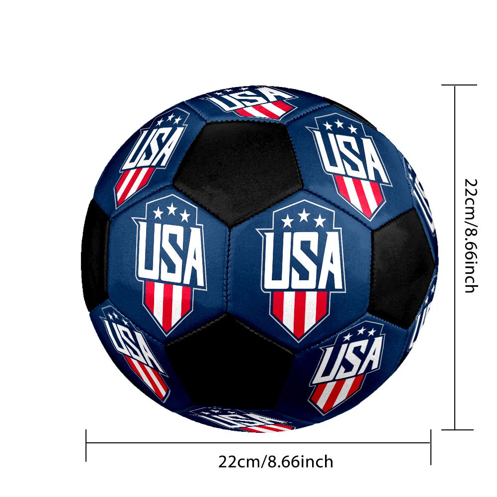 Мяч для мини-футбола женской сборной США (USWNT) Цветной Машинная строчка ПВХ Размер 5 Готов к командным тренировкам и соревнованиям Прочный Высокий отскок Крутой Спортивный Подарок