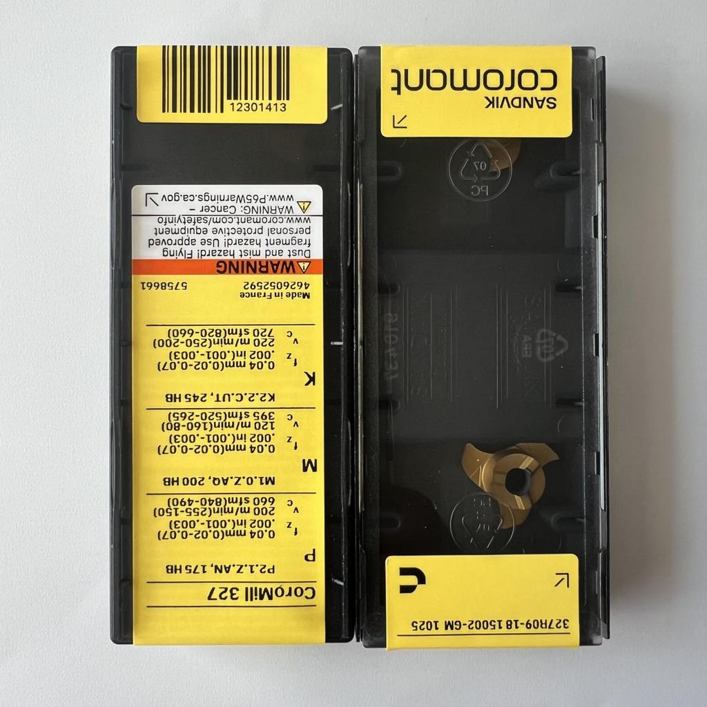 Sandvik / 327R09-1815002-GM 1025 / Original Swedish Hard Alloy Blade 2 Pcs