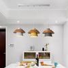 Modern Wood Pendant Light Nordic Macaron Colorful Minimalist Hanging Lamps Living Room Bedside Coffee Indoor Decoration Lighting