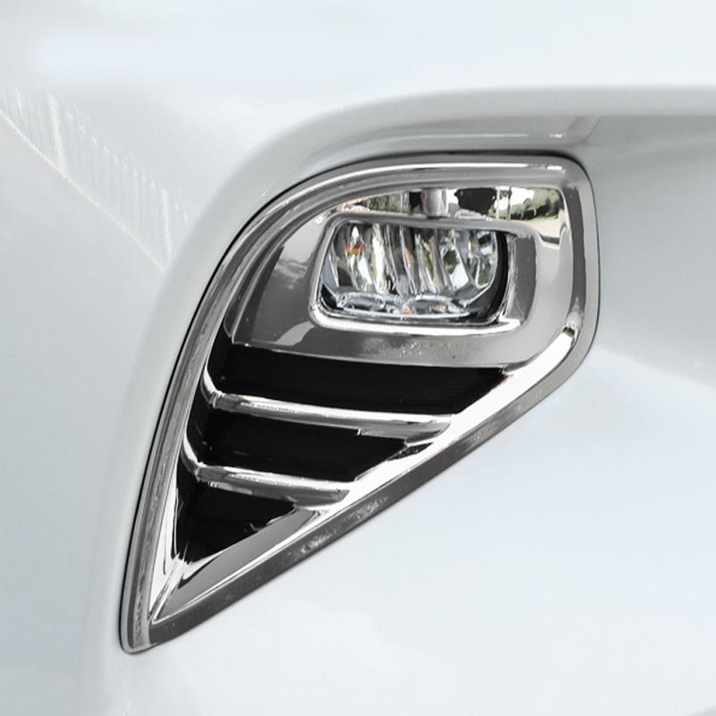Для Toyota Highlander 2022 хромированный передний задний бампер, противотуманная фара, накладка, водонепроницаемая рамка для противотуманных фар, украшение