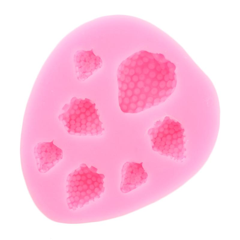 Силиконовые формы для клубники, формы для фруктов и шоколада, инструменты для украшения торта из помадки, полимерная форма для конфет, глины, формы для кексов