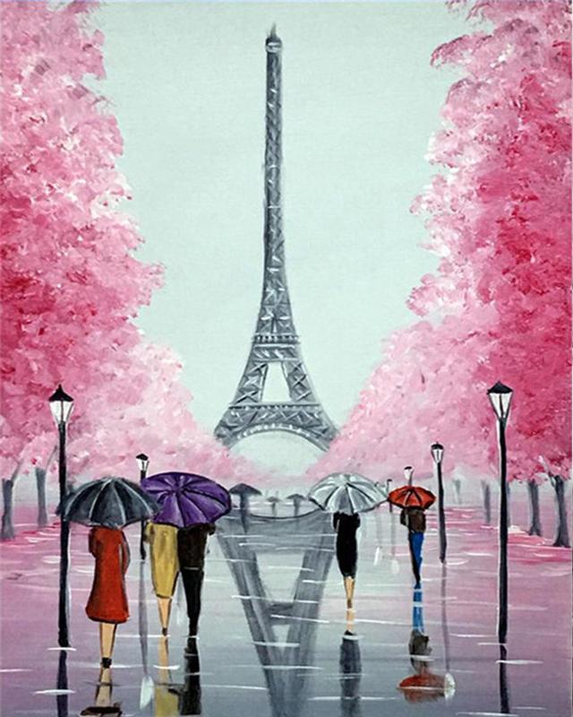 5D DIY Алмазная картина Милая маленькая девочка Пейзаж Фотографии стразов Алмазная вышивка Полный набор Продажа Лиса Животное Алмазная мозаика Ремесленный комплект