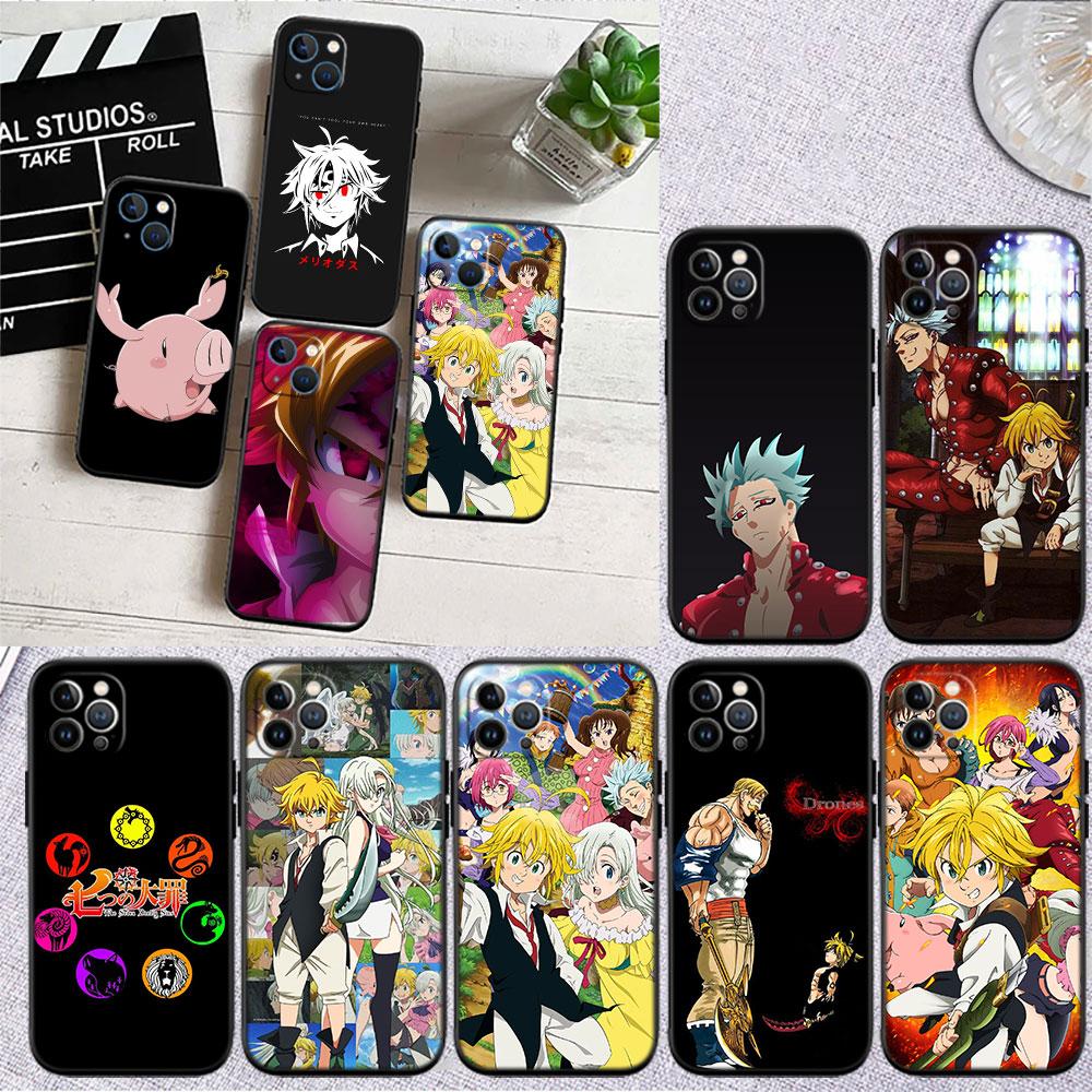 LO85 S-Seven D-Deadly Sin Soft Shell Phone Case for Redmi Note 8 9 Pro Max 9S 9T 9C NFC 8T 8A 10A A4