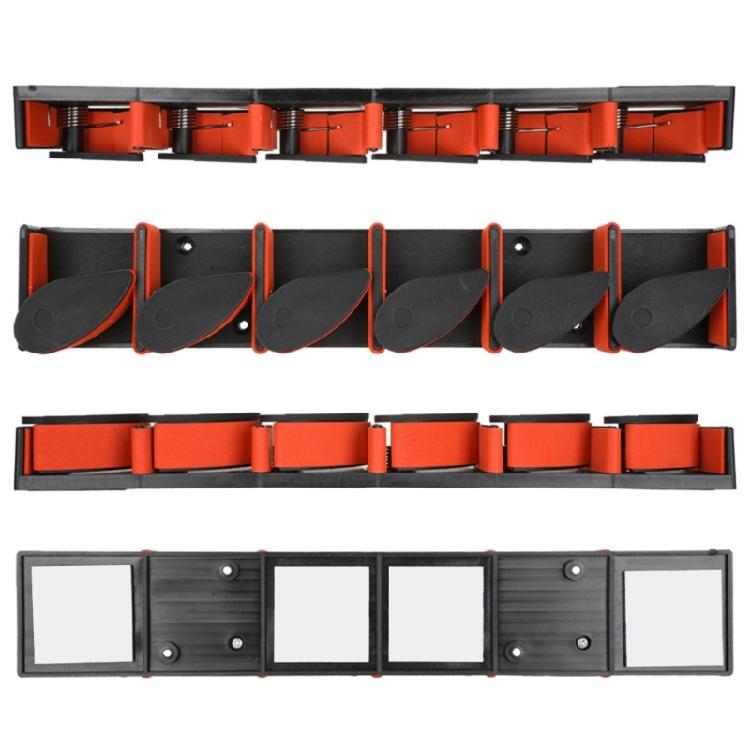 Vertical Fishing Poles Holder Wall Mount Rod Rack Rod Holder Holds Up to 6 Rods