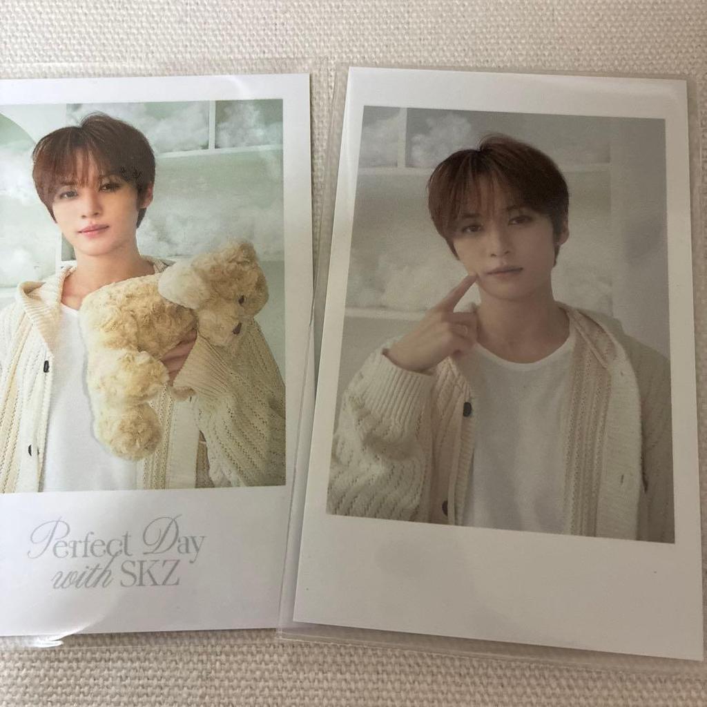 [Б/У] Фотокарточка Stray Kids Ли Ноу Instax (Корейские Поздравления с Новым Годом 2024)