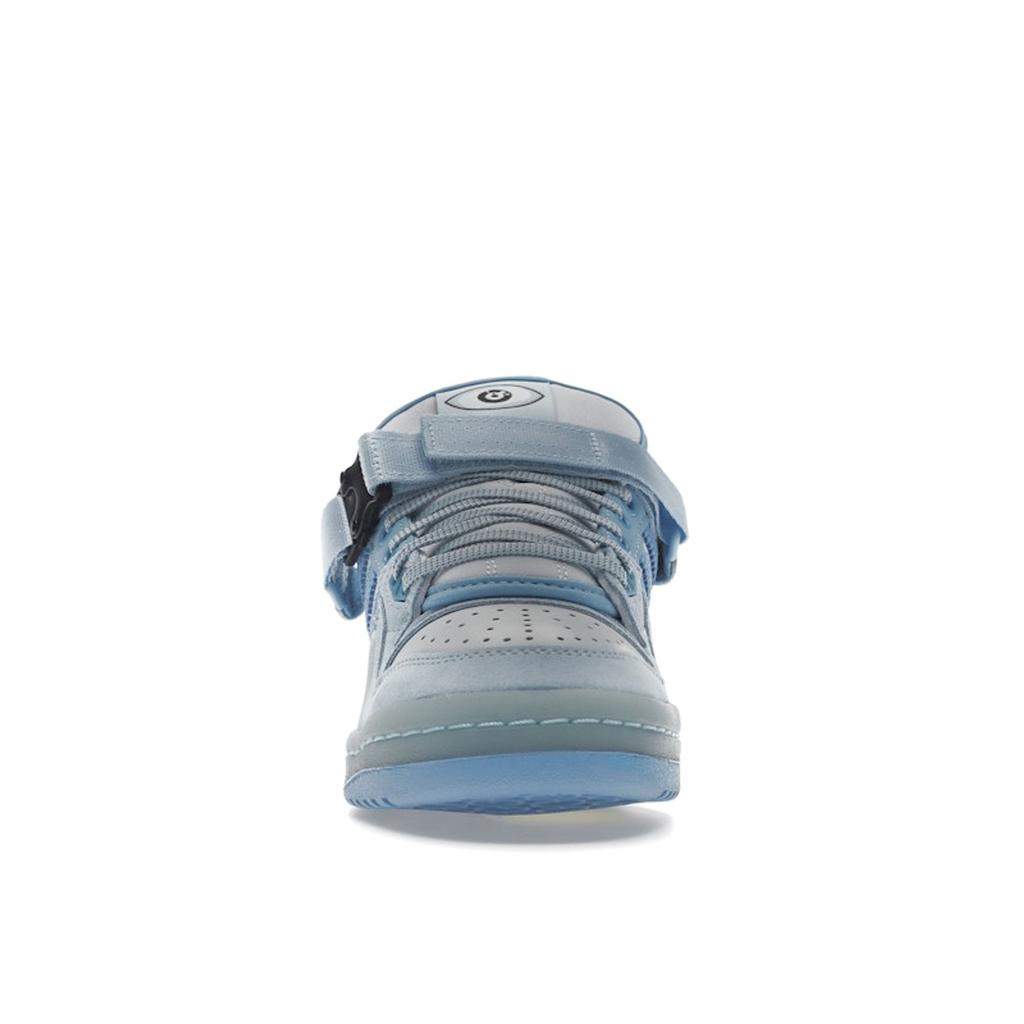 Bad Bunny x adidas Forum Buckle Low Кроссовки для детей старшего возраста, голубой оттенок, детские кроссовки, светло-голубые, прозрачно-голубые, GY4900