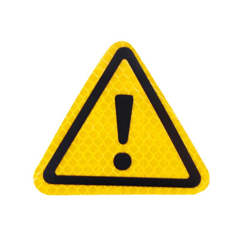 Автомобильный светоотражающий треугольник предупреждающая наклейка безопасность знак остановки светоотражающая наклейка задний задний кузов предупреждающая наклейка аксессуары